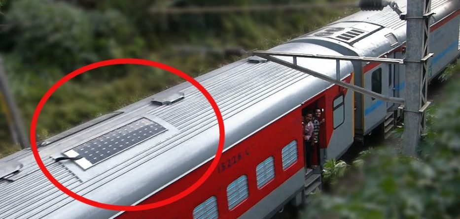 Solar powered Train