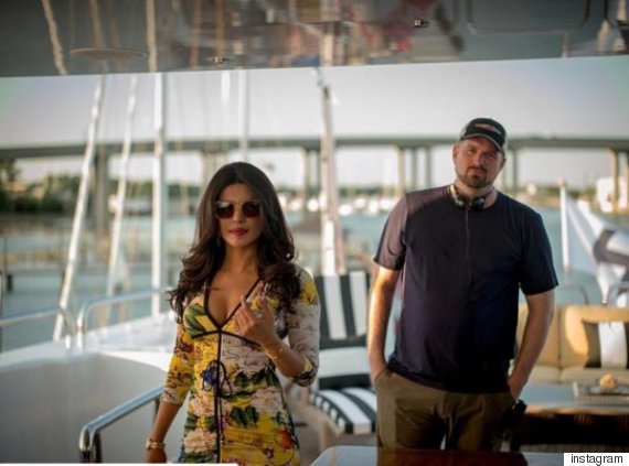 Priyanka Chopra with Seth Gordon