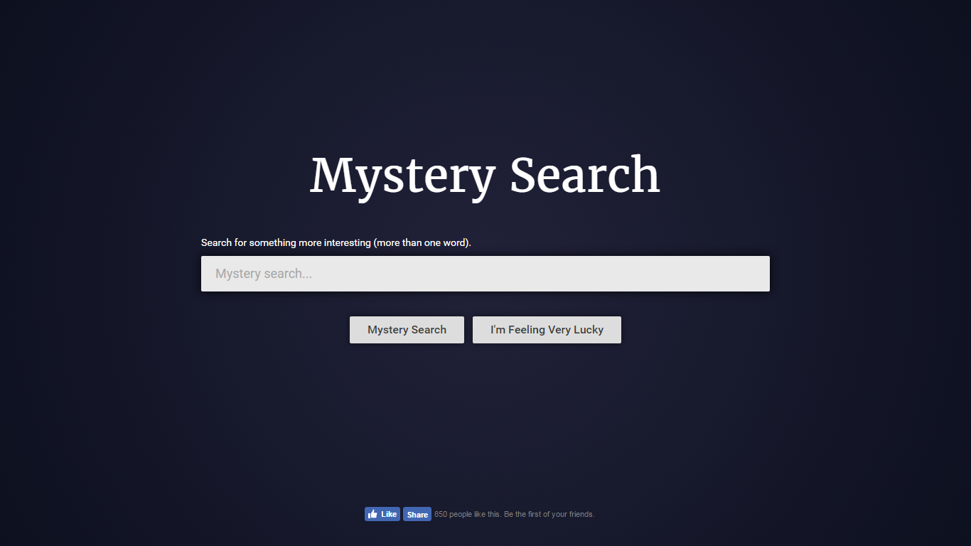 What is mystery Search